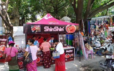 ShinShin ပုဇွန်မလိုင်ချဉ်စပ်အရသာသစ် မိတ်ဆက်ပွဲ (မန္တလေး ဦးပိန် တံတား)